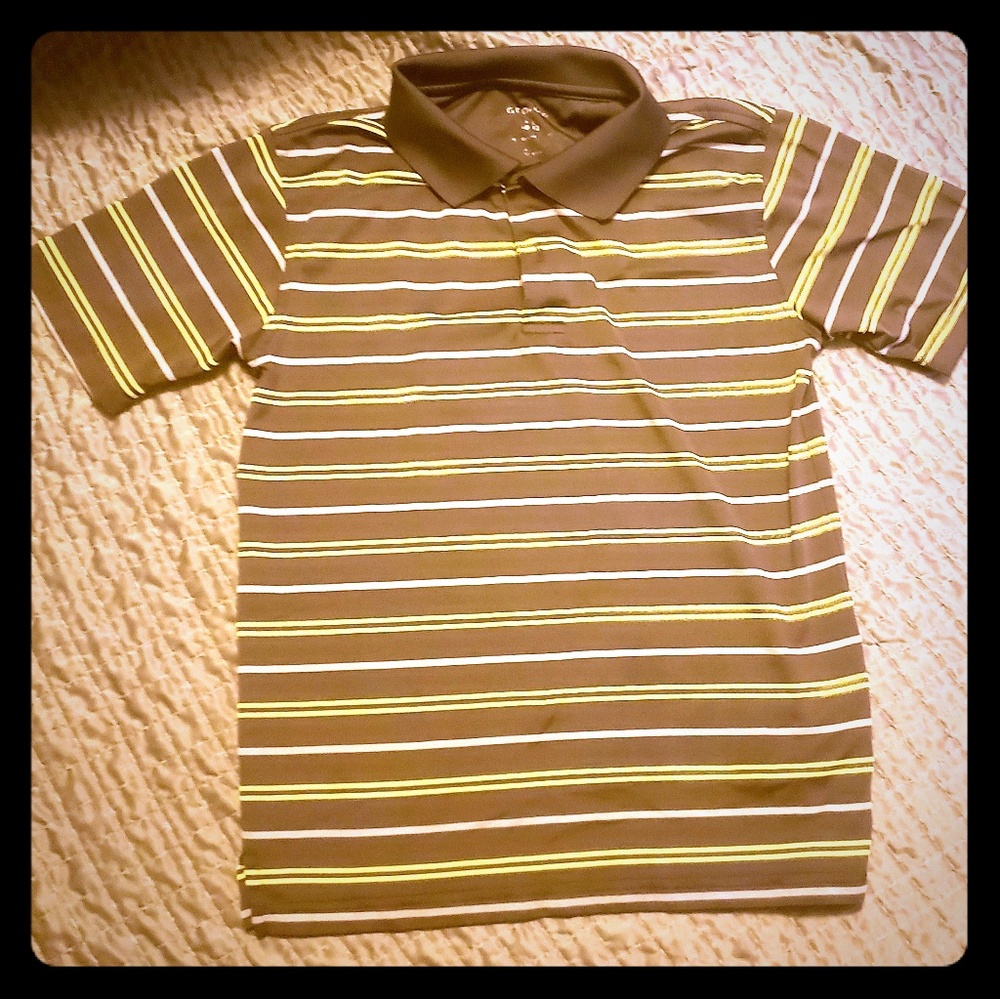 Boy's Striped Polo